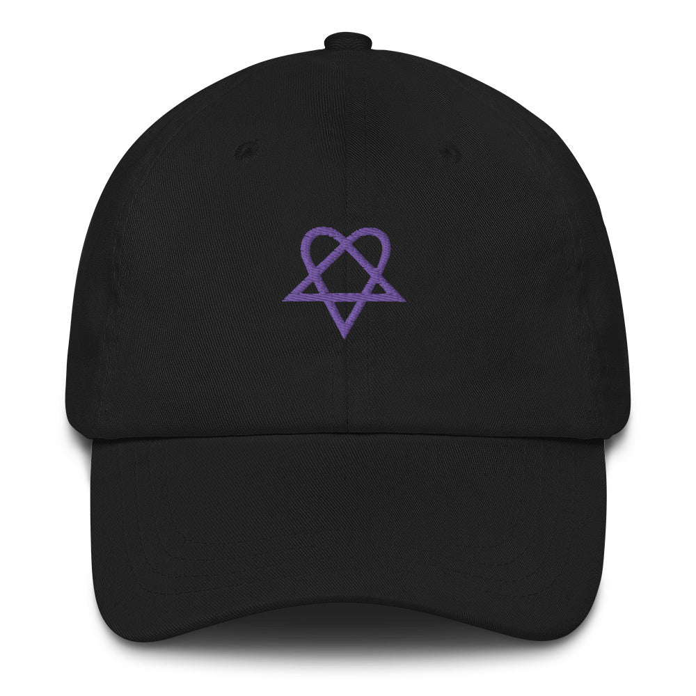 Heartagram Embroidered Bam Dad hat