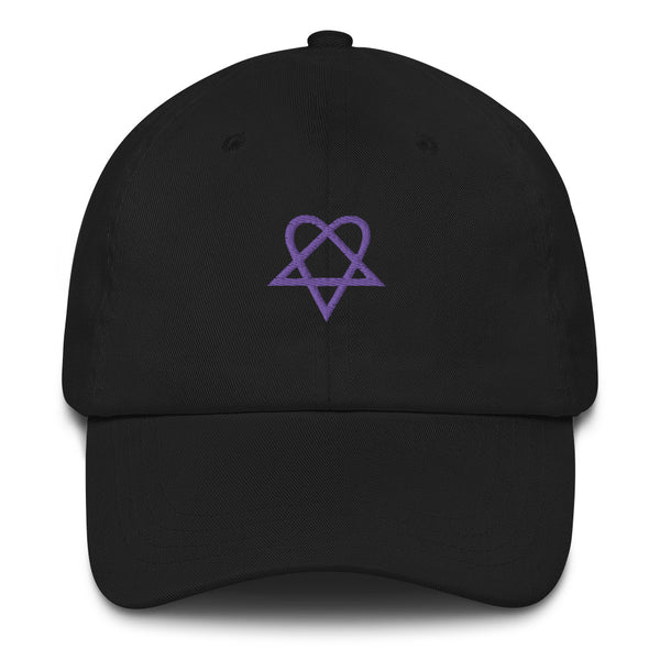 Heartagram Embroidered Bam Dad hat