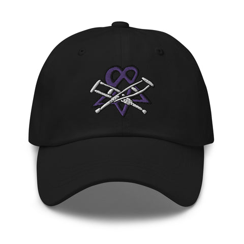 Heartagram Crutches Embroidered Dad hat