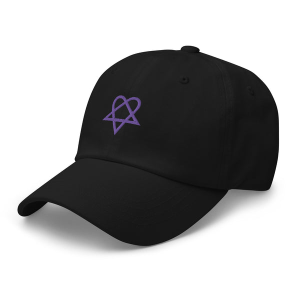 Heartagram Embroidered Bam Dad hat