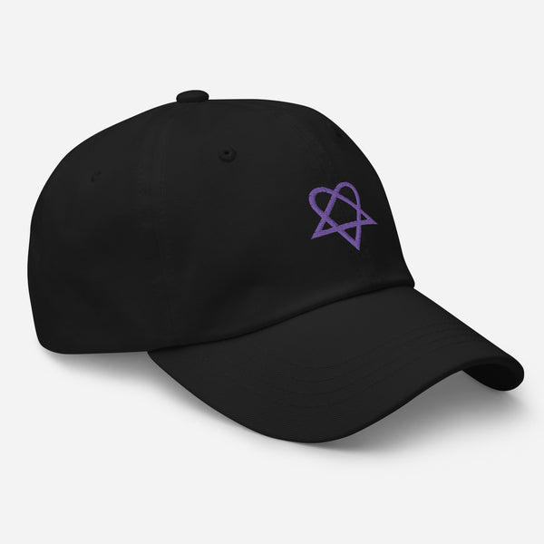 Heartagram Embroidered Bam Dad hat