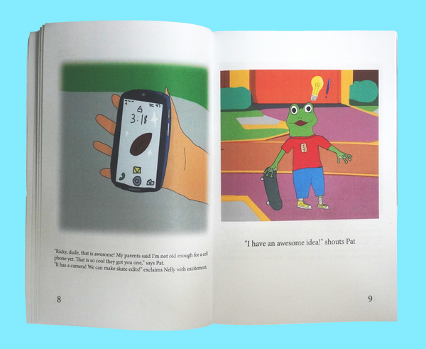 a skateboarding kids childrens book by jacob hajnosz