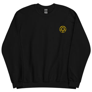 Heartagram Embroidered Crewneck Sweatshirt