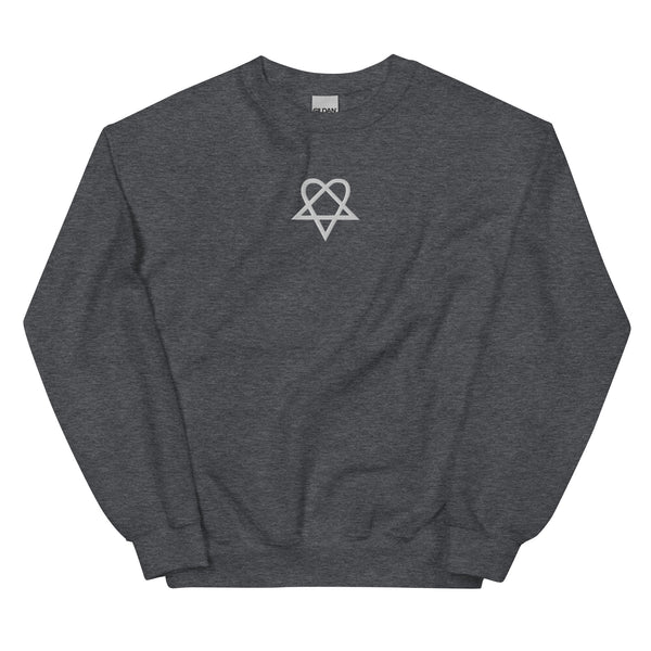 Heartagram Bam Embroidered Crewneck Sweatshirt