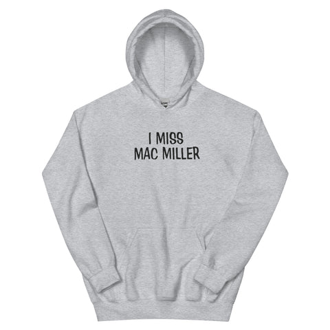 I Miss Mac Miller Embroidered Hoodie