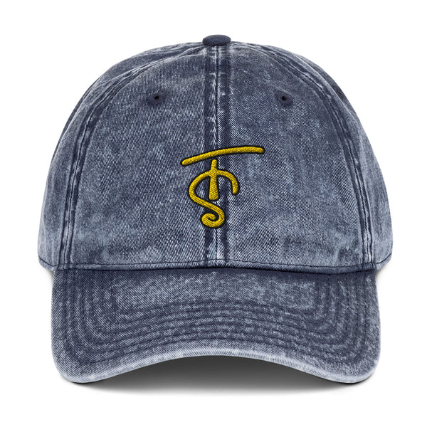 TS Taylor Swift Vintage Embroidered Cotton Twill Cap