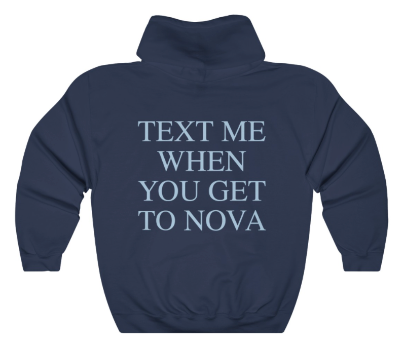 Text Me When Villanova Nova Hoodie