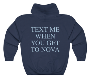 Text Me When Villanova Nova Hoodie