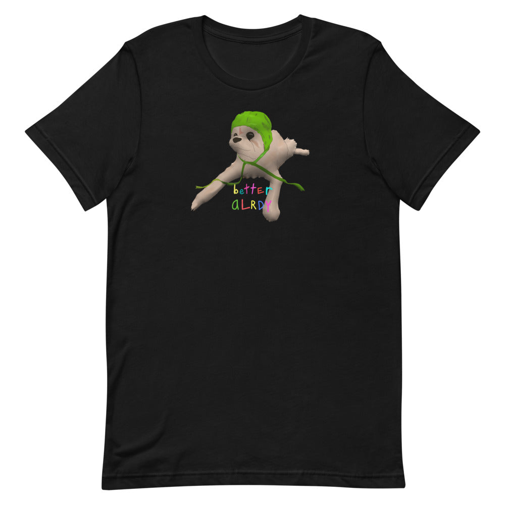 Green Hat Dog Tee